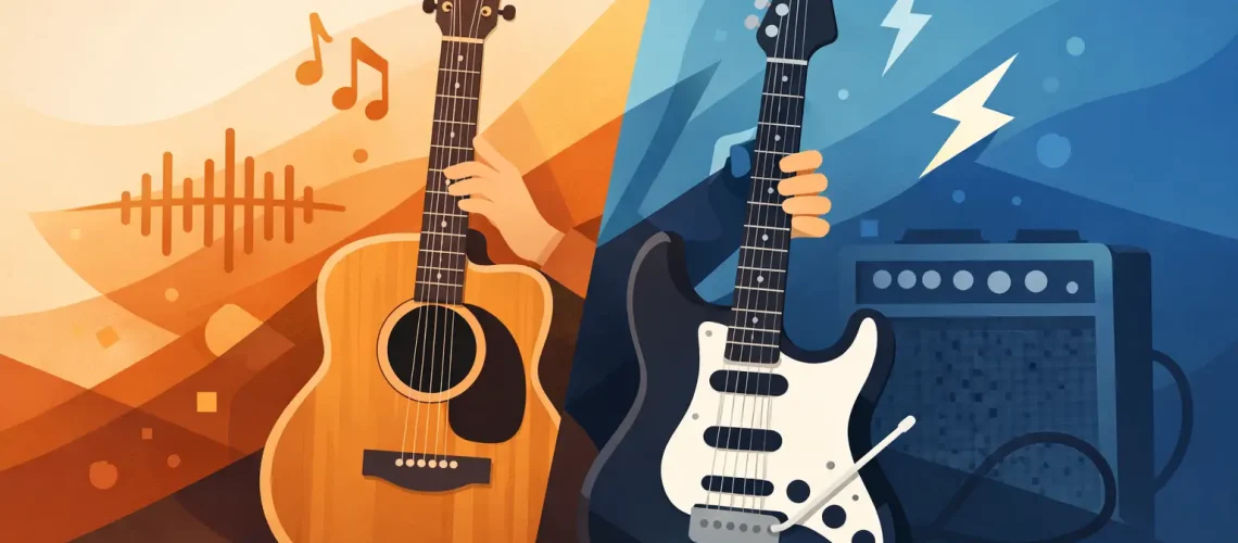 Electric Guitar Lessons for Acoustic Players
