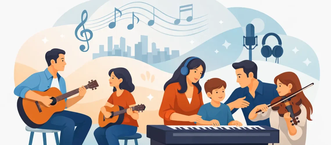 Music Lessons With Professional Musicians