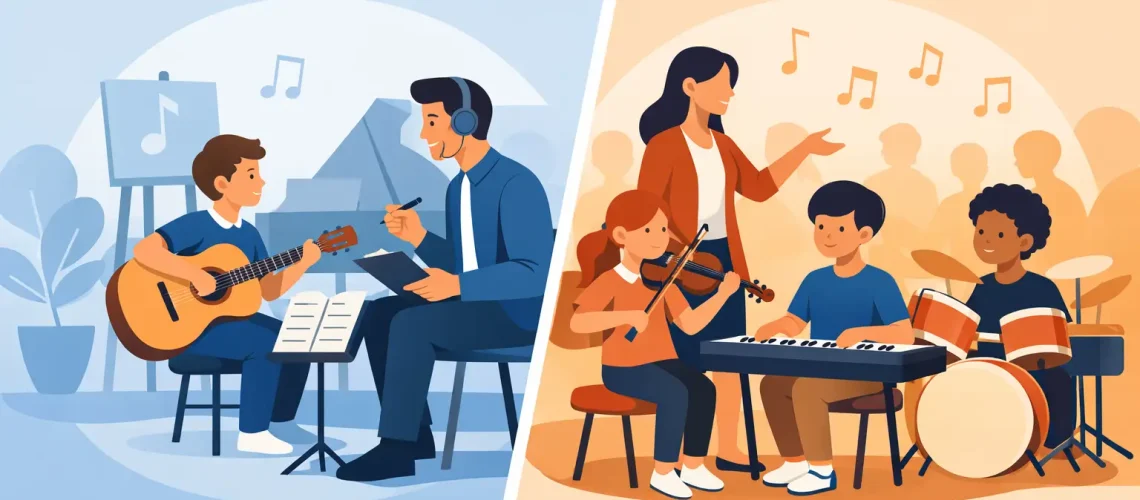 Private Versus Group Music Lessons: Which Fits?