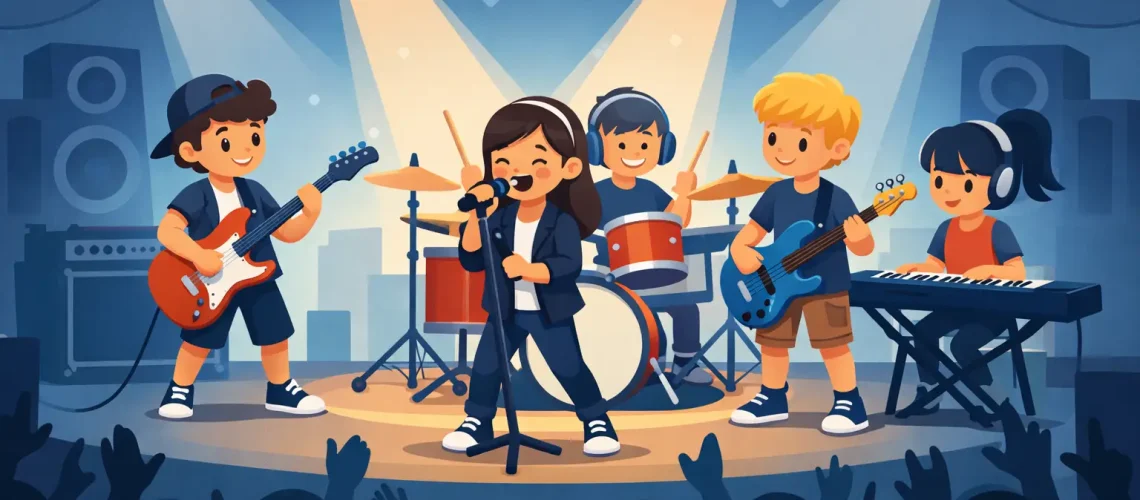 Rock Band Classes for Kids Built to Perform
