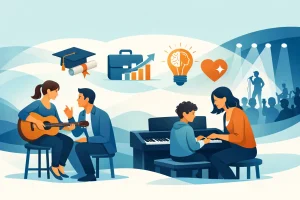 Music Lesson Benefits That Last Beyond the Stage