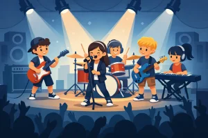 Rock Band Classes for Kids Built to Perform